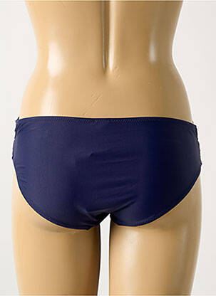 Bas de maillot de bain imprimé fantaisie culotte bleu PROMISE femme