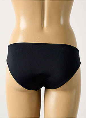 Bas de maillot de bain effet matière satinée culotte noir FREYA femme