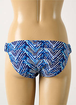 Bas de maillot de bain tissage satiné culotte bleu CLEO BY PANACHE femme