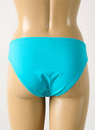 Bas de maillot de bain tissage satiné culotte bleu ANTIGEL femme