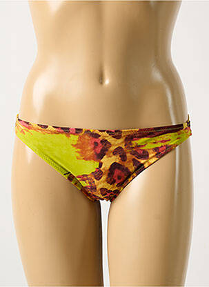 Bas de maillot de bain effet matière satinée culotte vert MARYAN MEHLHORN femme