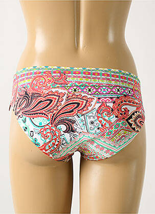 Bas de maillot de bain imprimé fantaisie culotte rose WATERCULT femme