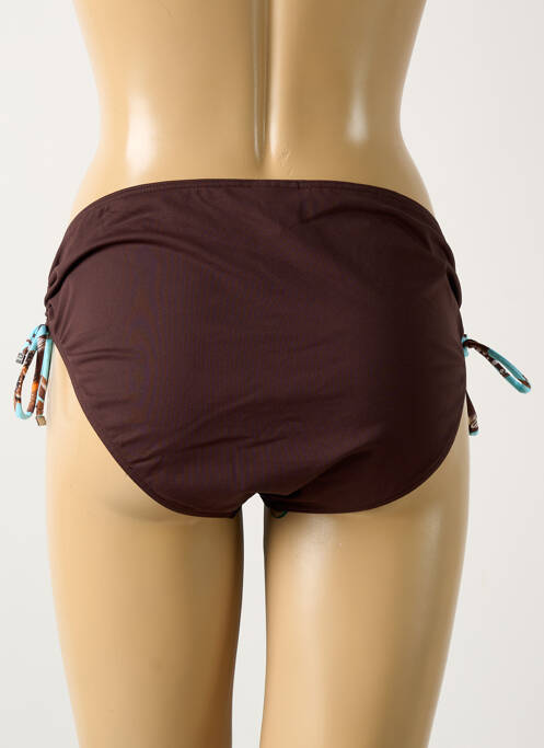 Bas de maillot de bain marron SUN PLAYA pour femme