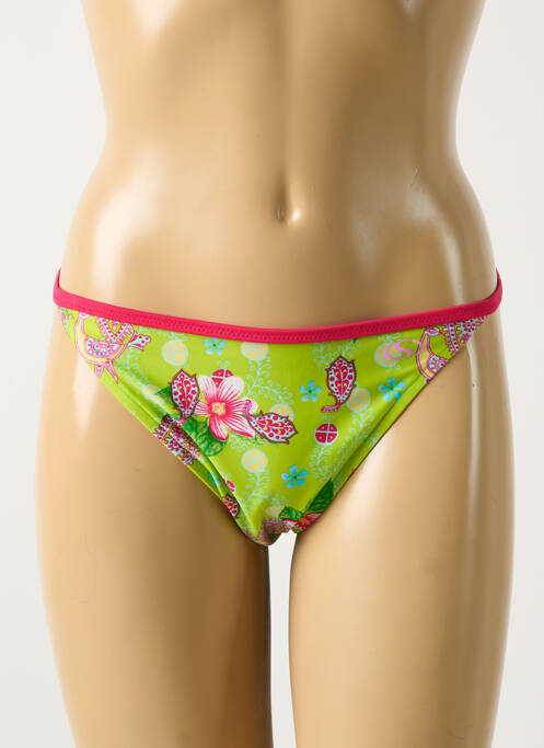 Bas de maillot de bain vert BEACH SECRET pour femme