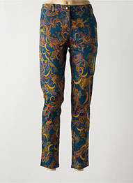 Pantalon chino tissage popeline taille normale bleu LE PETIT BAIGNEUR femme