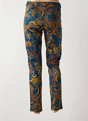 Pantalon chino tissage popeline taille normale bleu LE PETIT BAIGNEUR femme