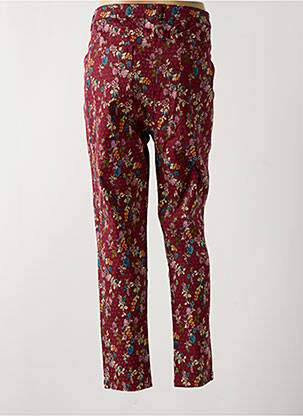 Jeans coupe slim stretch taille normale rouge AGATHE & LOUISE femme