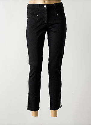 Jeans coupe slim stretch taille normale noir PAUL BRIAL femme