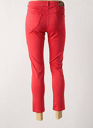 Jeans coupe slim stretch taille normale rouge PAUL BRIAL femme