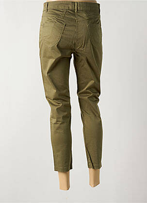 Pantalon 7/8 stretch taille normale vert PAUL BRIAL femme