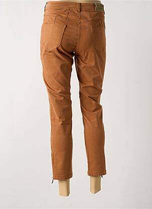Jeans coupe slim stretch taille normale marron PAUL BRIAL femme