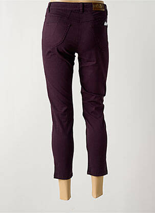 Pantalon 7/8 stretch taille normale violet PAUL BRIAL femme