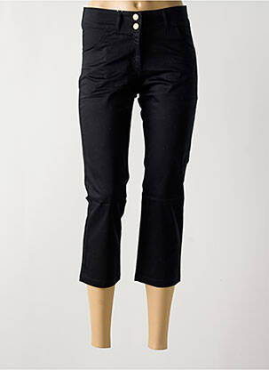 Pantacourt stretch taille normale noir PAUL BRIAL femme