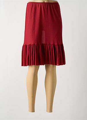 Jupon /fond de robe taille normale rouge MALOKA femme
