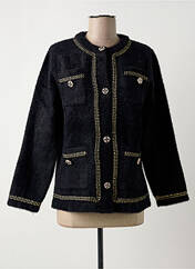 Gilet manches longues noir FRIME pour femme seconde vue