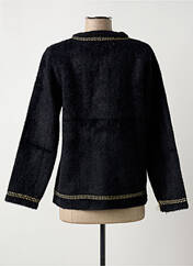 Gilet manches longues noir FRIME pour femme seconde vue