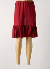 Jupon /Fond de robe rouge MALOKA pour femme seconde vue