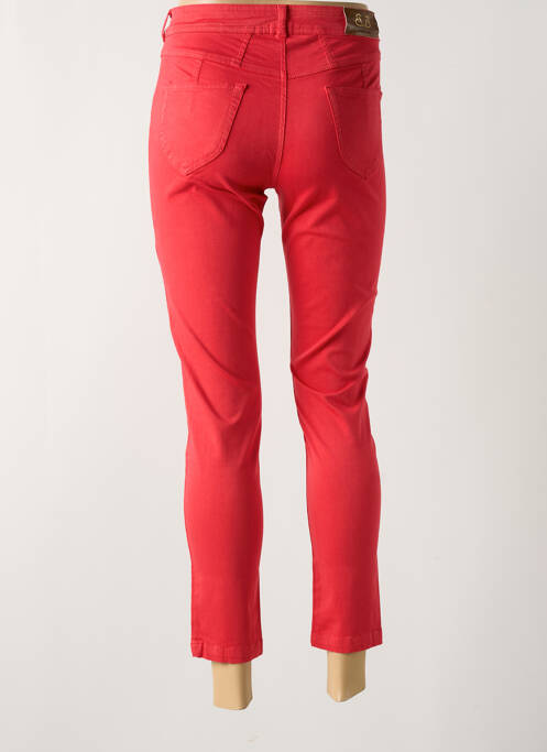 Jeans coupe slim stretch taille normale rouge PAUL BRIAL femme
