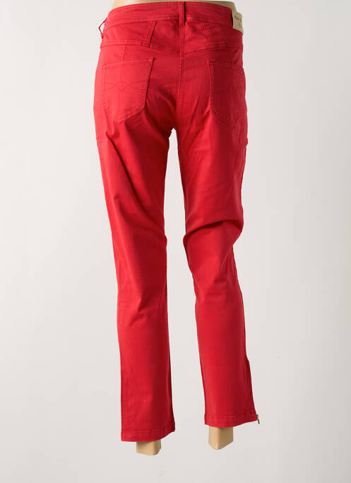Jeans coupe slim rouge PAUL BRIAL femme