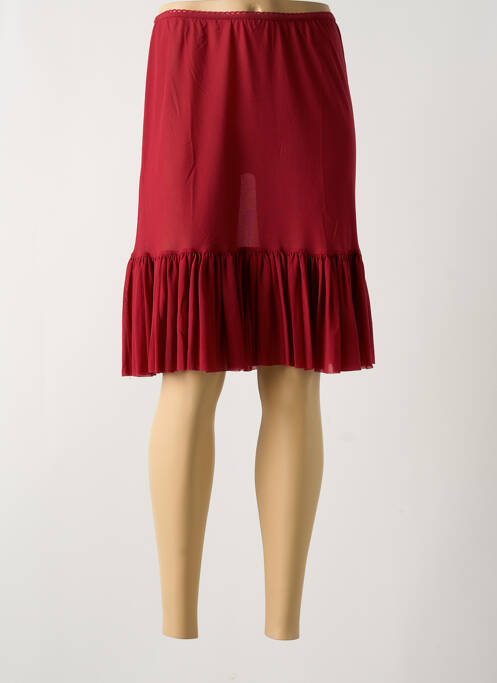 Jupon /Fond de robe rouge MALOKA pour femme