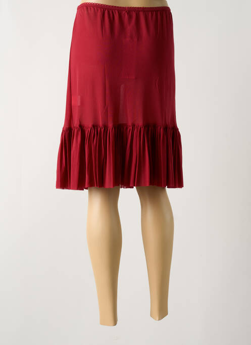 Jupon /Fond de robe rouge MALOKA pour femme