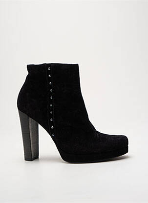 Bottines/boots nubuck talon haut de 10cm et plus noir FREE LANCE femme