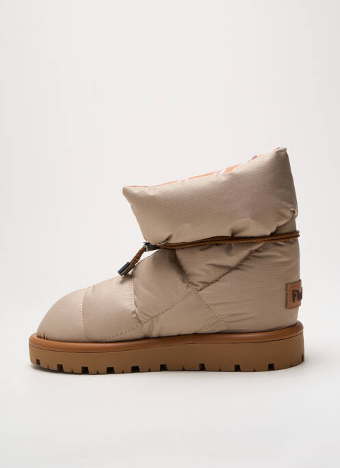 Bottines/Boots beige FLUFIÉ pour femme