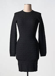Robe courte fermeture zippée au dos manches longues noir MICHAEL KORS femme