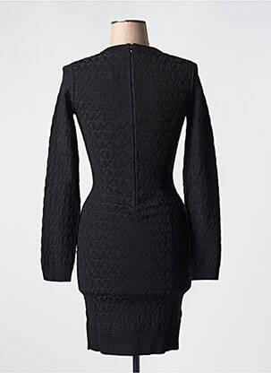 Robe courte fermeture zippée au dos manches longues noir MICHAEL KORS femme