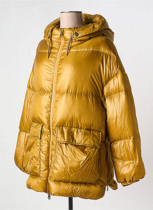 Doudoune poches a capuche or HERNO femme