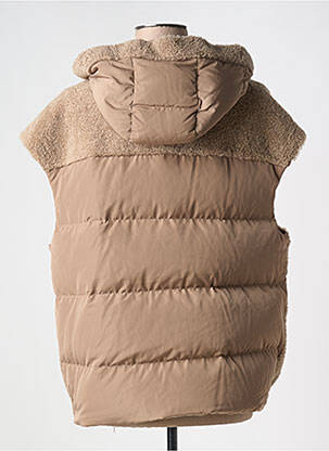 Doudoune poches a capuche marron VENTCOUVERT femme