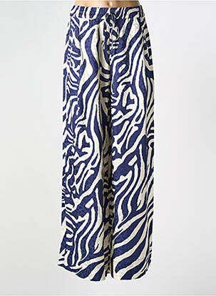 Pantalon large tissage crêpe taille normale bleu ESSENTIEL ANTWERP femme