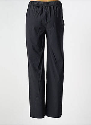 Pantalon droit tissage crêpe taille normale noir MAYJUNE femme