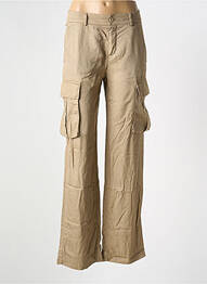 Pantalon cargo poches taille normale beige MASON'S femme