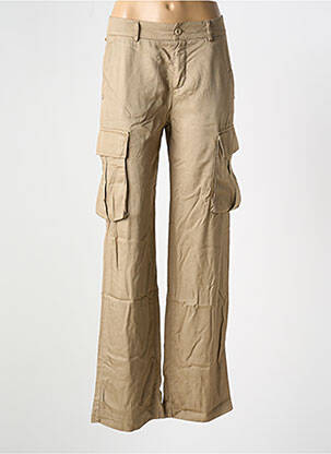 Pantalon cargo poches taille normale beige MASON'S femme