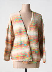 Gilet manches longues orange MAEVY pour femme seconde vue