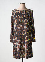Robe mi-longue marron MALIPARMI pour femme seconde vue
