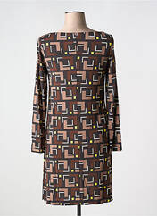 Robe mi-longue marron MALIPARMI pour femme seconde vue