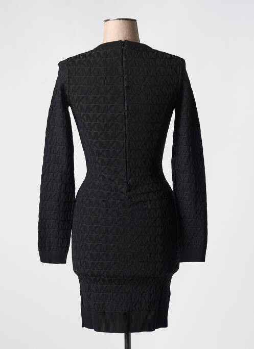 Robe courte fermeture zippée au dos manches longues noir MICHAEL KORS femme