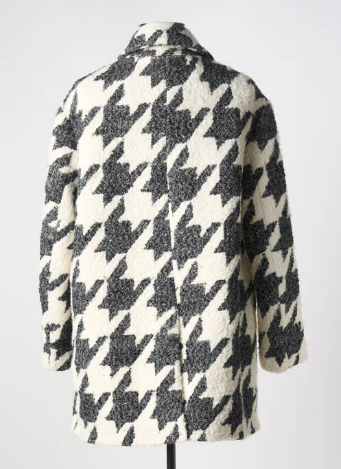 Manteau long fermeture boutonnée sur le devant sans capuche gris MALIPARMI femme