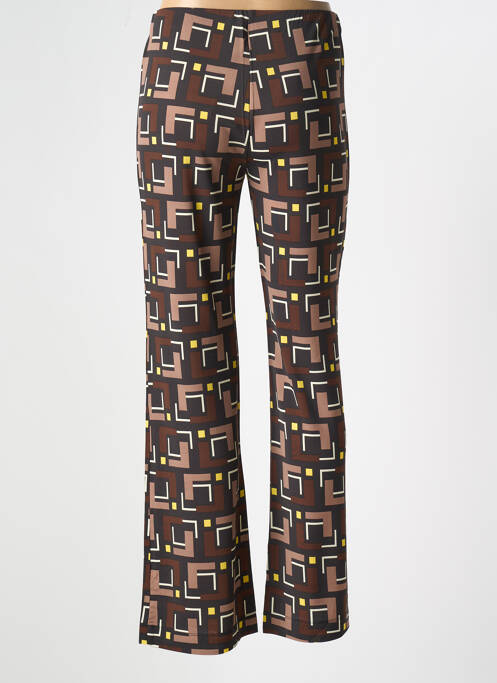 Pantalon droit marron MALIPARMI pour femme