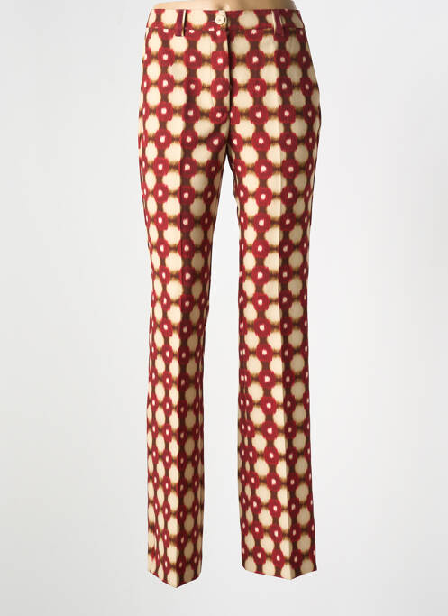 Pantalon droit rouge MALIPARMI pour femme