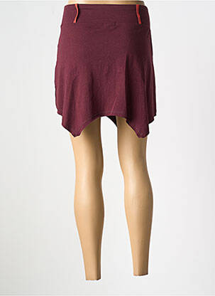 Jupe courte coupe droite violet COLINE femme