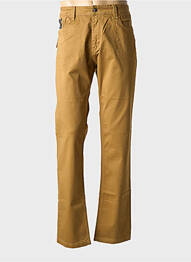 Pantalon droit stretch taille normale beige fonce KITISO femme