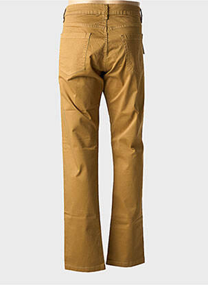 Pantalon droit stretch taille normale beige fonce KITISO femme