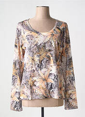 T-shirt orange KY CREATION pour femme seconde vue