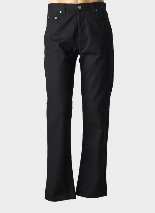 Jeans coupe droite fermeture zippée sous rabat boutonné taille normale noir COLT JEAN homme
