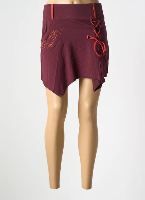 Jupe courte violet COLINE femme