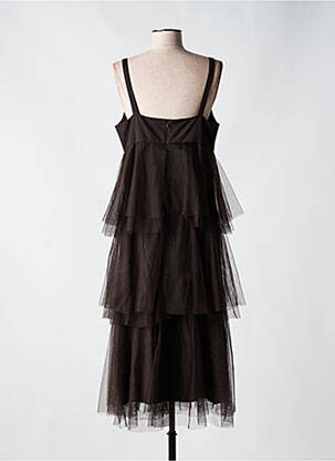 Robe longue sans manche sans manche noir MARC AUREL femme