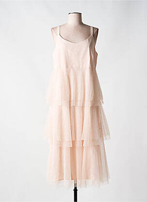 Robe longue sans manche sans manche rose MARC AUREL femme